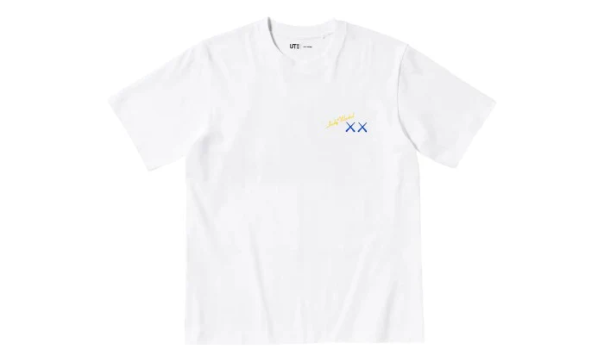 KAWS X UNIQLO WARHOL UT GRAPHIC 471321 T-SHIRT WHITE