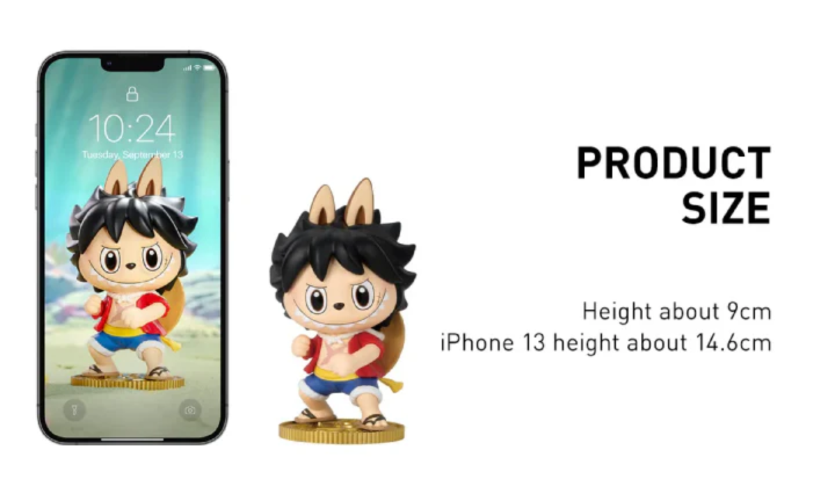 Pop Mart Labubu The Monsters X One Piece Series Sealed Case