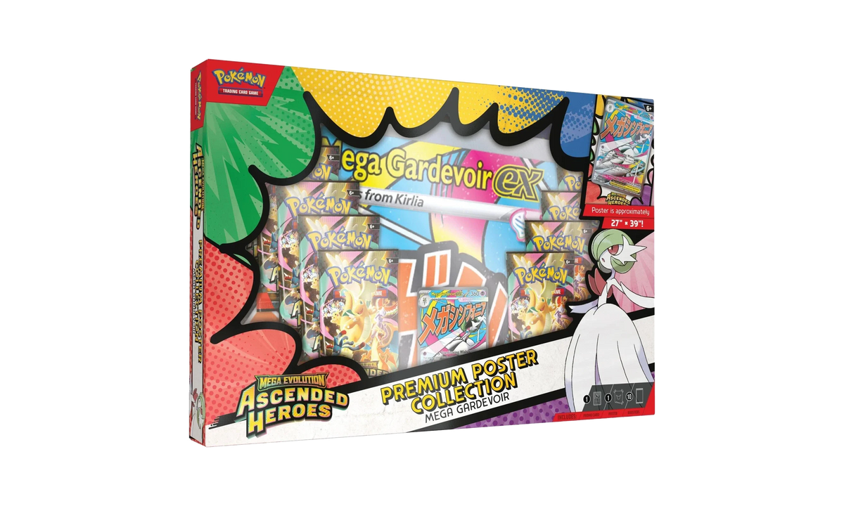 Pokémon TCG Ascended Heroes: Mega Gardevoir Premium Poster Collection