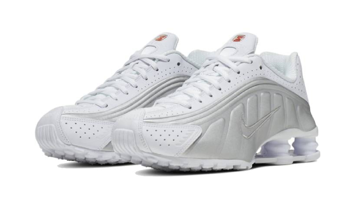 Nike Shox R4 White Metallic Silver (2019/2024) - AR3565-101 - imagen 3