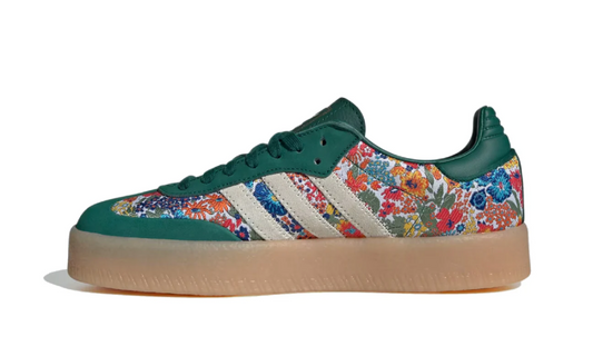 Adidas Sambae Liberty London Floral Embroidery Clear Sky