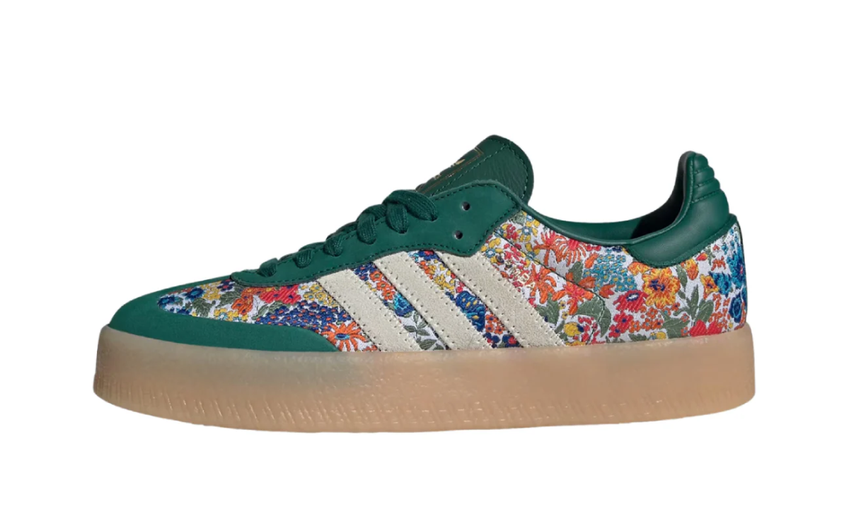 Adidas Sambae Liberty London Floral Embroidery Clear Sky