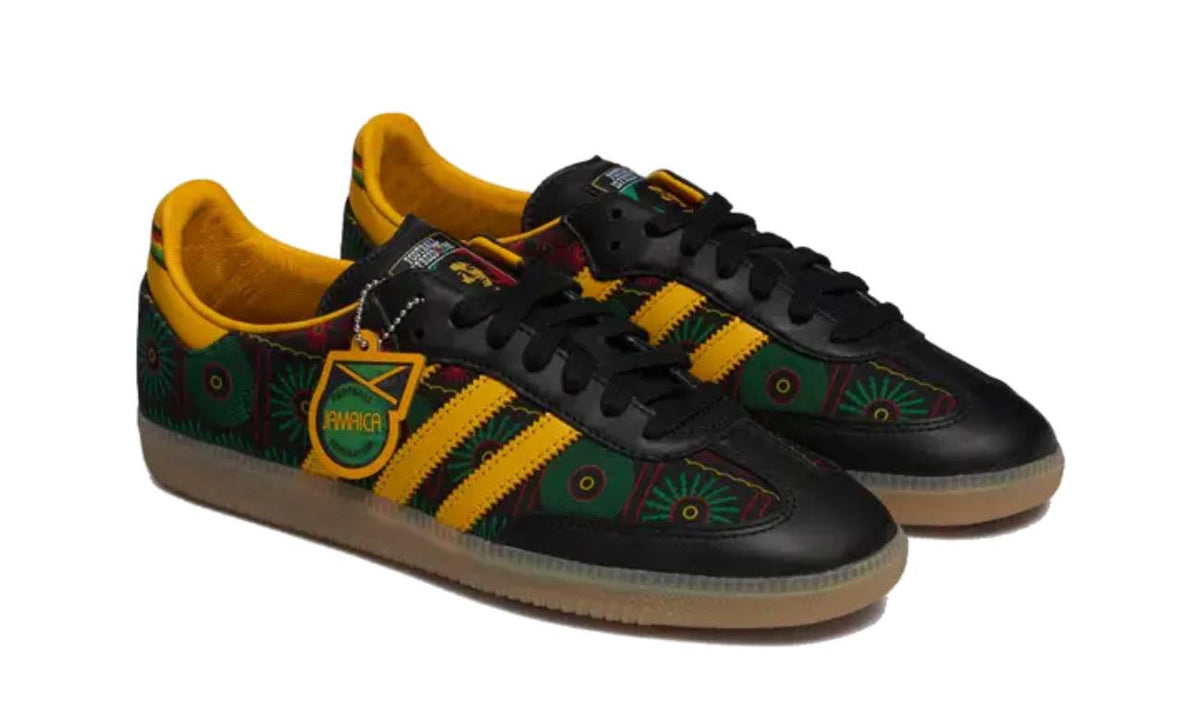 adidas Samba OG "Jamaica Football Federation" x Bob Marley Core Black/bold Gold/pure Ruby - KI8571 - imagen 2