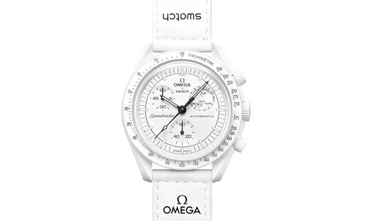 Swatch x Omega Bioceramic Moonswatch Mission To Moonphase Snoopy White