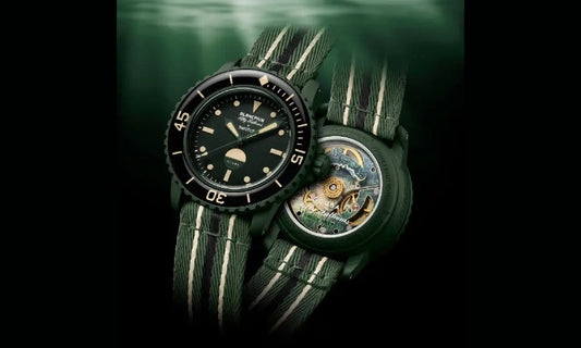Swatch x Blancpain Fifty Fathoms Green Abyss