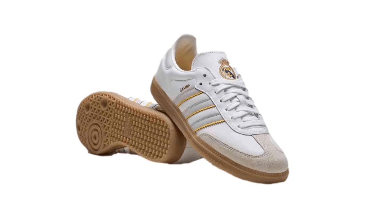 zapatillas Adidas Samba Real Madrid blancas suela gum Doggy Sneakers