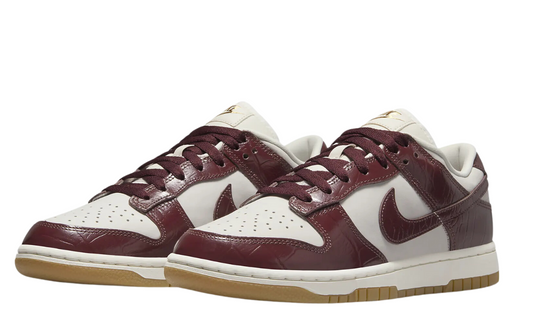 Dunk Low LX Croc Dark Team Red