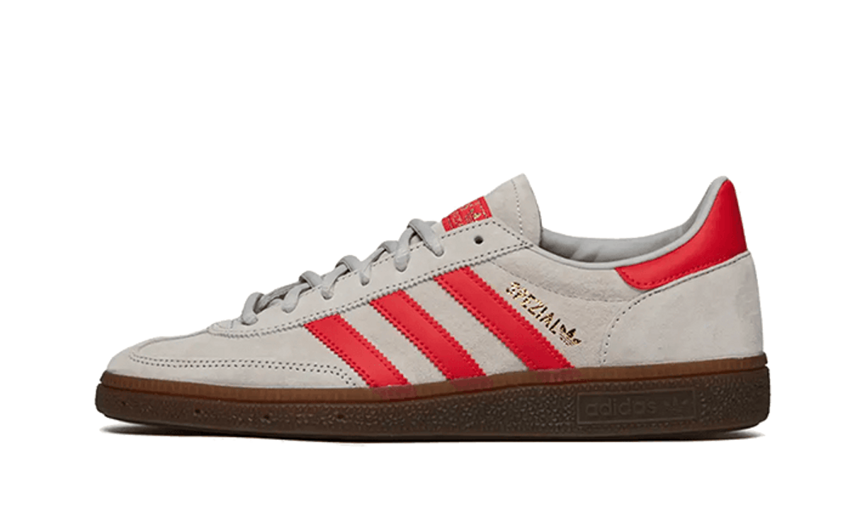 Adidas Handball Spezial Grey Two Hi-Res Red