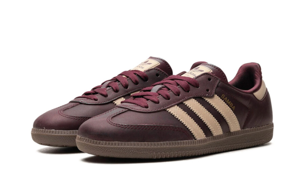 Adidas Samba OG Maroon Crystal Sand