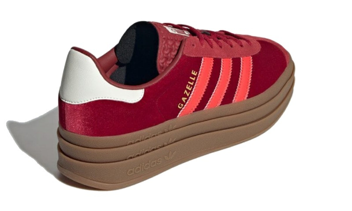 Adidas Gazelle Bold Bright Red Velvet
