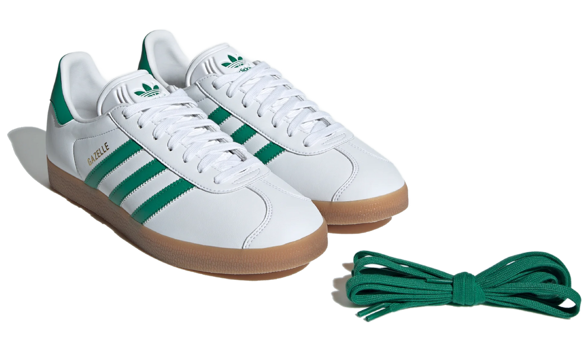 Adidas Gazelle Cloud White Bold Green