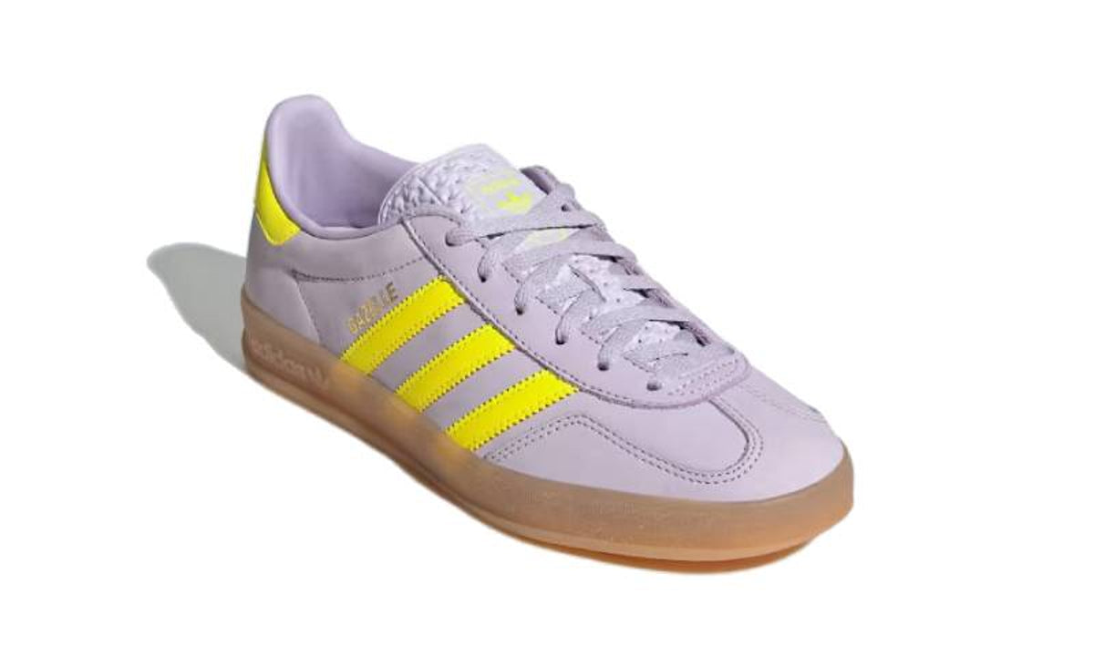 Adidas Gazelle Indoor Silver Dawn Solar Yellow