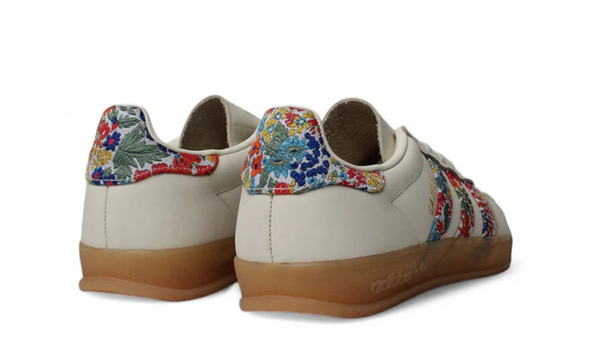 Adidas Gazelle Indoor Liberty London Floral Embroidery Stripes