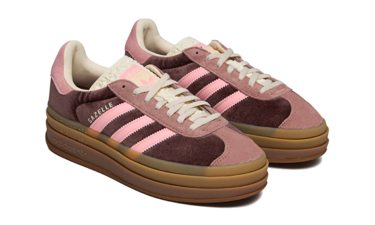Adidas Gazelle Bold Shadow Brown Glow Pink