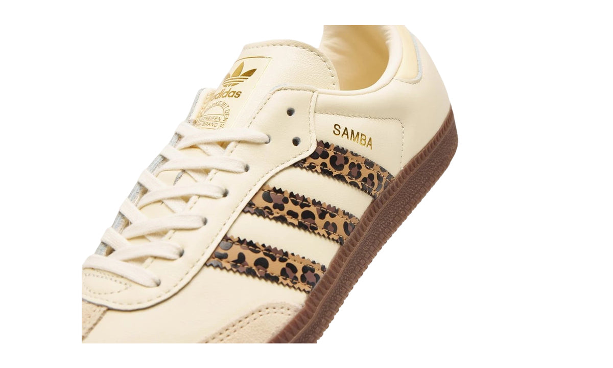 Adidas Samba OG GS Leopard Cream White