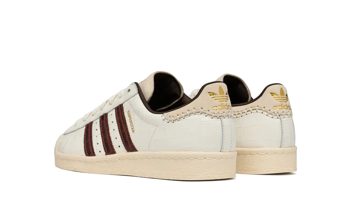 Adidas Superstar Wales Bonner White Brown Croc