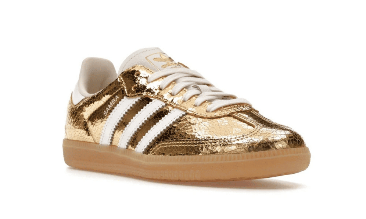 Adidas Samba Og Cracked Metallic Gold
