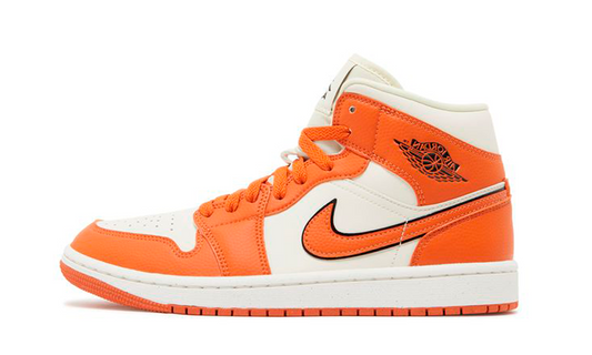 Air Jordan 1 Mid Se Sport Spice Orange