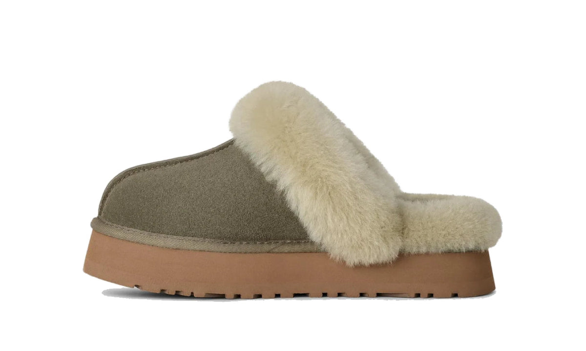 UGG Disquette Slipper Moss Green Muted Brass 1122550-MRNM — Vista 1