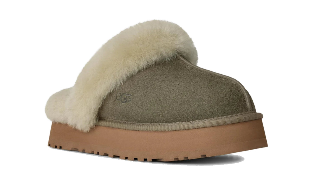 UGG Disquette Slipper Moss Green Muted Brass 1122550-MRNM — Vista 3