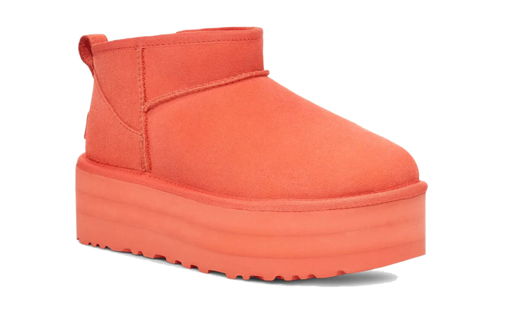 UGG Classic Ultra Mini Platform Boot Vibrant Coral 1135092-VCRL — Vista 2