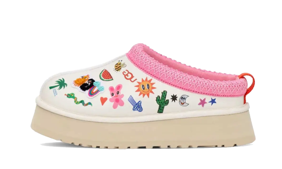 UGG Tazz Slipper Humberto Cruz Pop Sketch 1155751-WHT — Vista 1