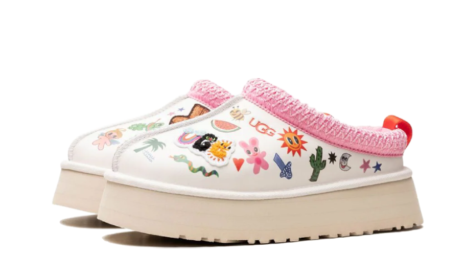 UGG Tazz Slipper Humberto Cruz Pop Sketch 1155751-WHT — Vista 2