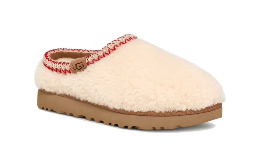 UGG Tasman Maxi Curly Slipper Natural 1158356-NAT — Vista 2