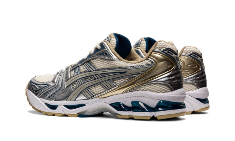 ASICS Gel-Kayano 14 Cream Pure Silver Champagne 1201A019-105 — Vista 2