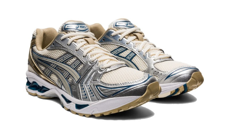 ASICS Gel-Kayano 14 Cream Pure Silver Champagne 1201A019-105 — Vista 3