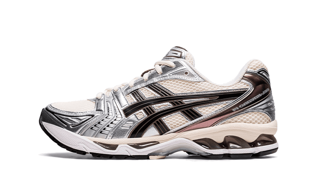 ASICS Gel-Kayano 14 Cream Black Metallic Plum 1201A019-108 — Vista 1