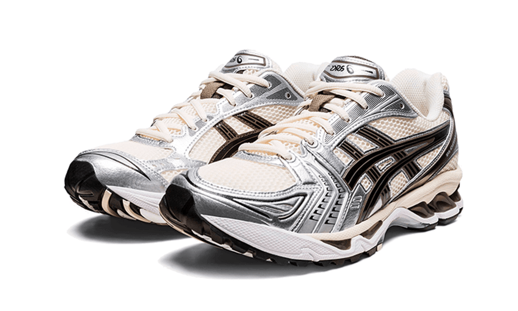 ASICS Gel-Kayano 14 Cream Black Metallic Plum 1201A019-108 — Vista 2
