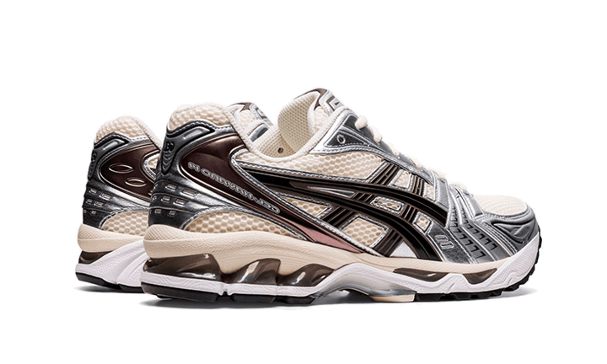 ASICS Gel-Kayano 14 Cream Black Metallic Plum 1201A019-108 — Vista 3