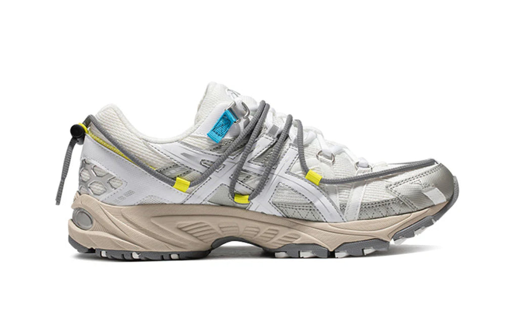 ASICS Kahana TR V2 White Grey Yellow 1203A259-100 — Vista 2