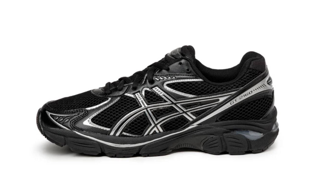 ASICS GT-2160 Black Pure Silver 1203A275-001 — Vista 1