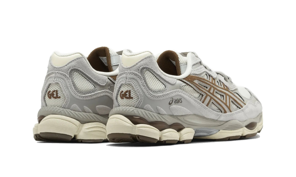 ASICS Gel-NYC Cream Cement Grey Brown 1203A383-114 — Vista 3