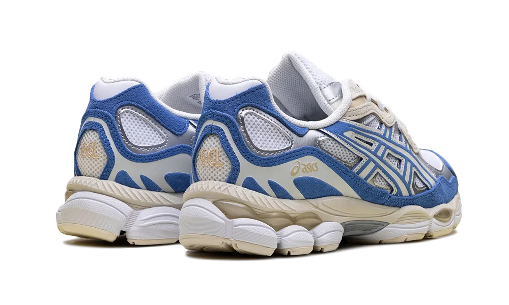 ASICS Gel-NYC White Blue Coast 1203A383-116 — Vista 3