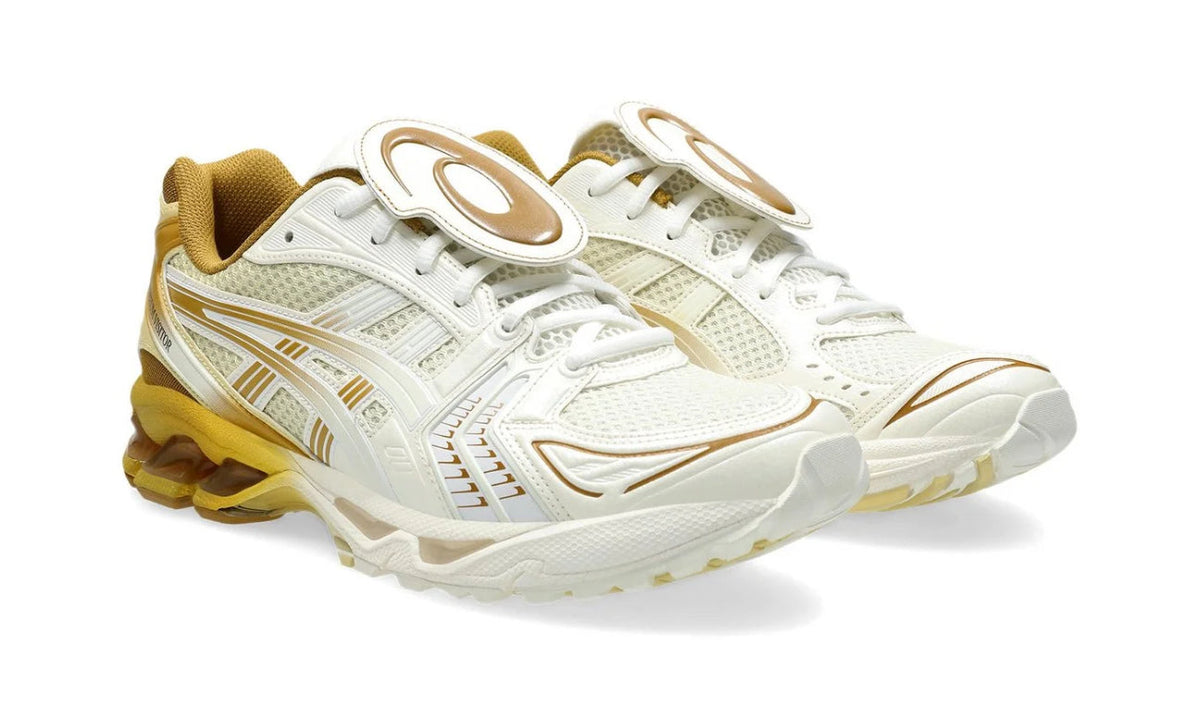 ASICS Gel-Kayano 14 The Museum Visitor Cream Gold 1203A528-100 — Vista 2