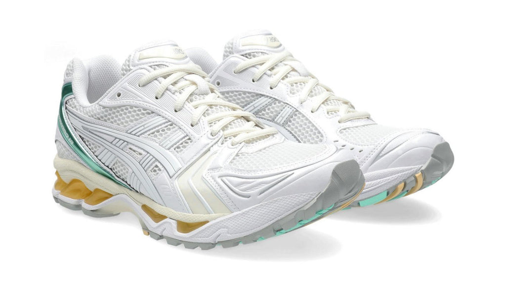 ASICS Gel-Kayano 14 White Mint Gold 1203A537-107 — Vista 2