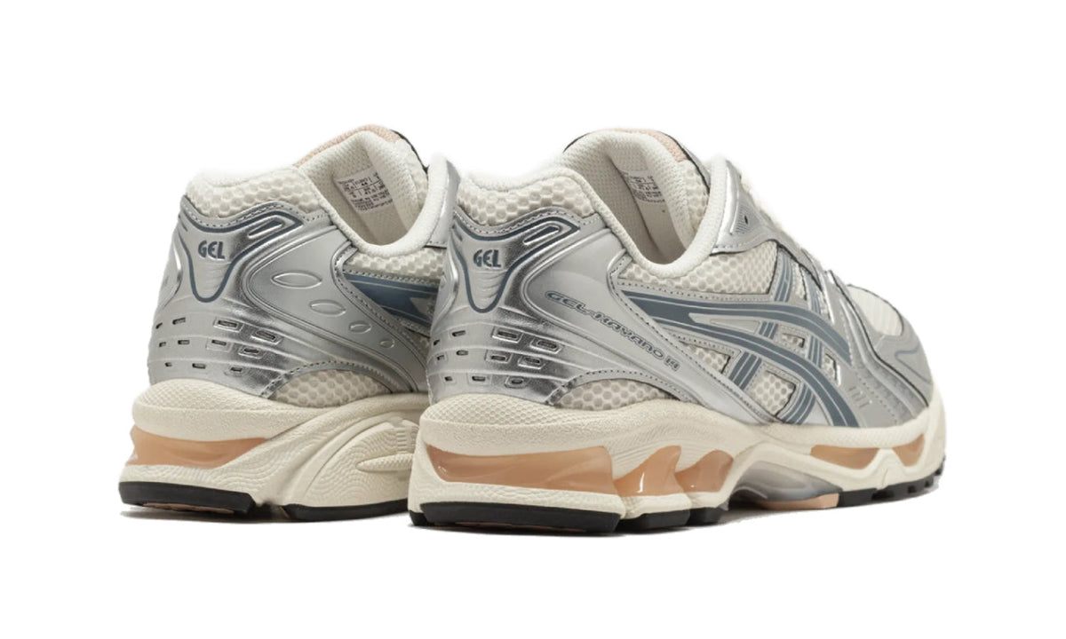 ASICS Gel-Kayano 14 Birch Pure Silver Teal Gold 1203A537-109 — Vista 3