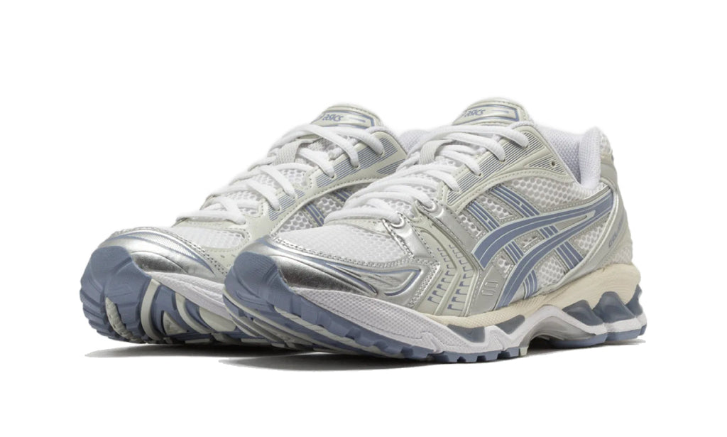 ASICS Gel-Kayano 14 White Light Navy 1203A537-115 — Vista 2