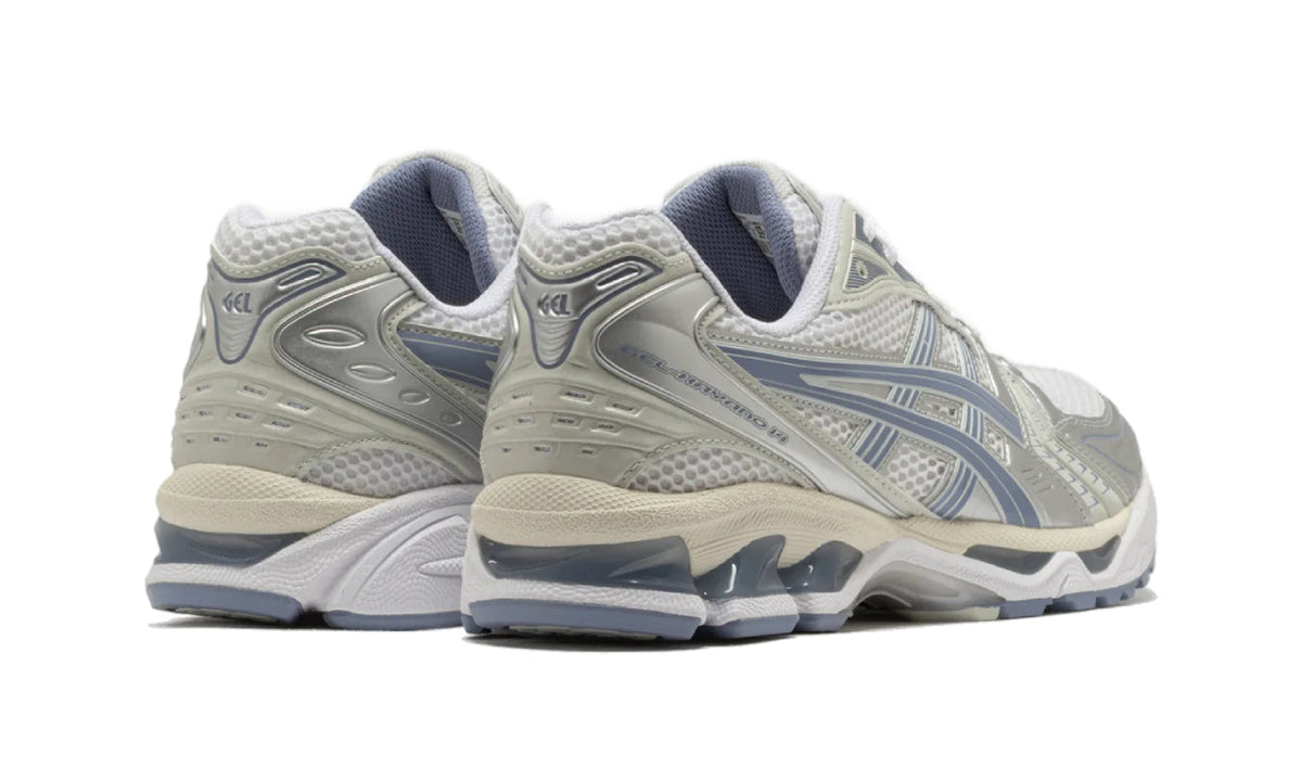 ASICS Gel-Kayano 14 White Light Navy 1203A537-115 — Vista 3
