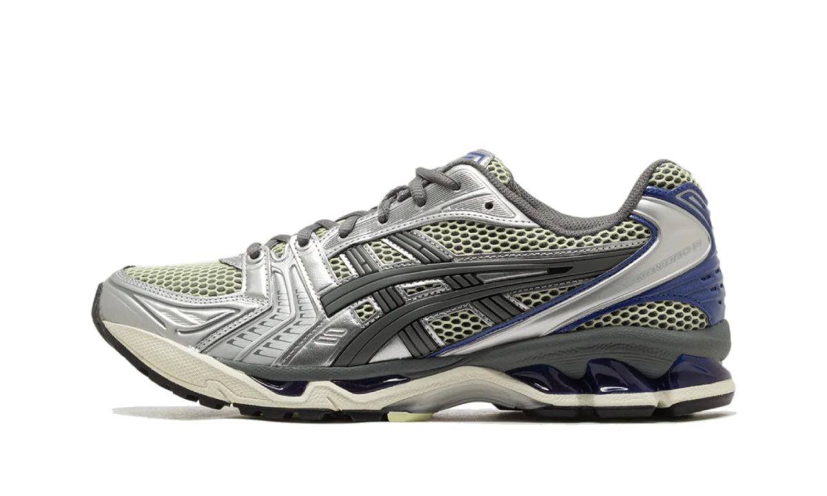 ASICS Gel-Kayano 14 Soft Yellow Asics Blue 1203A740-750 — Vista 1