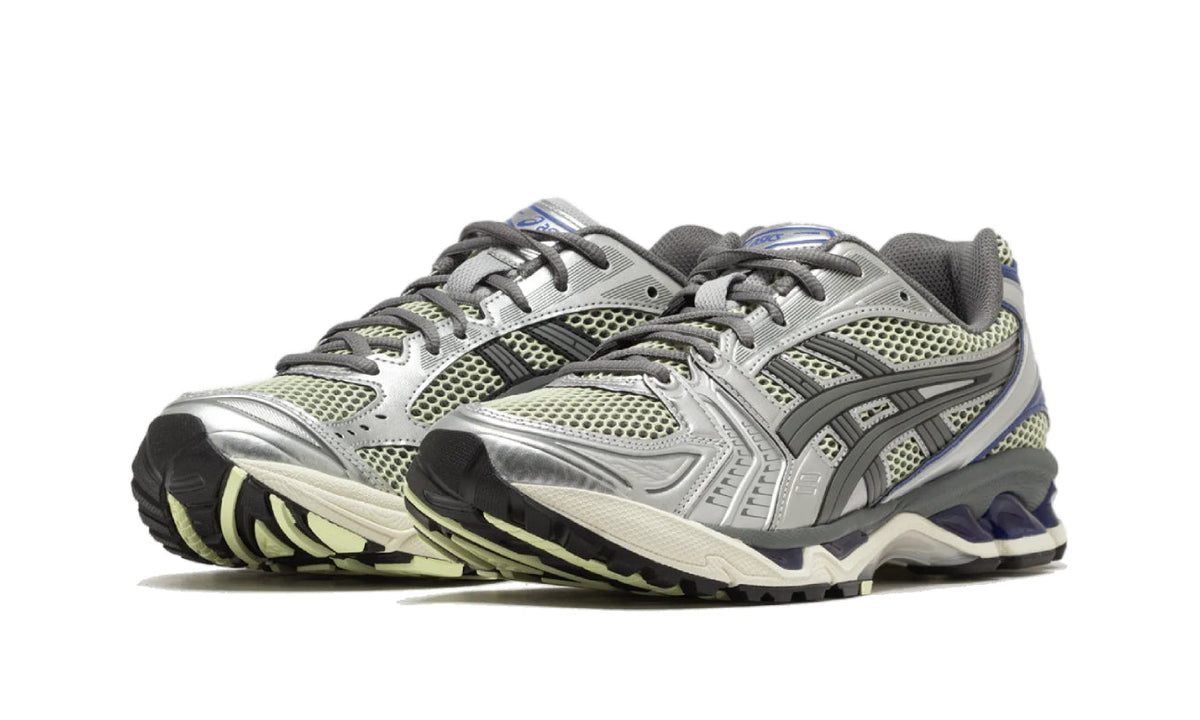 ASICS Gel-Kayano 14 Soft Yellow Asics Blue 1203A740-750 — Vista 2