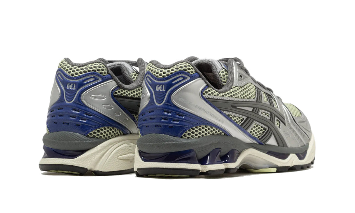 ASICS Gel-Kayano 14 Soft Yellow Asics Blue 1203A740-750 — Vista 3
