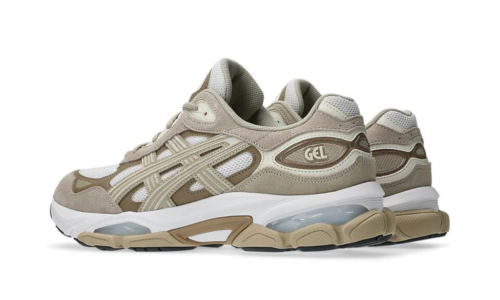ASICS Gel-NYC 2.0 White Feather Grey 1203A895-102 — Vista 3