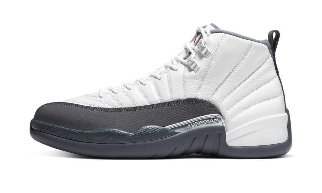 Air Jordan 12 Retro White Dark Grey 130690-160 — Vista 1