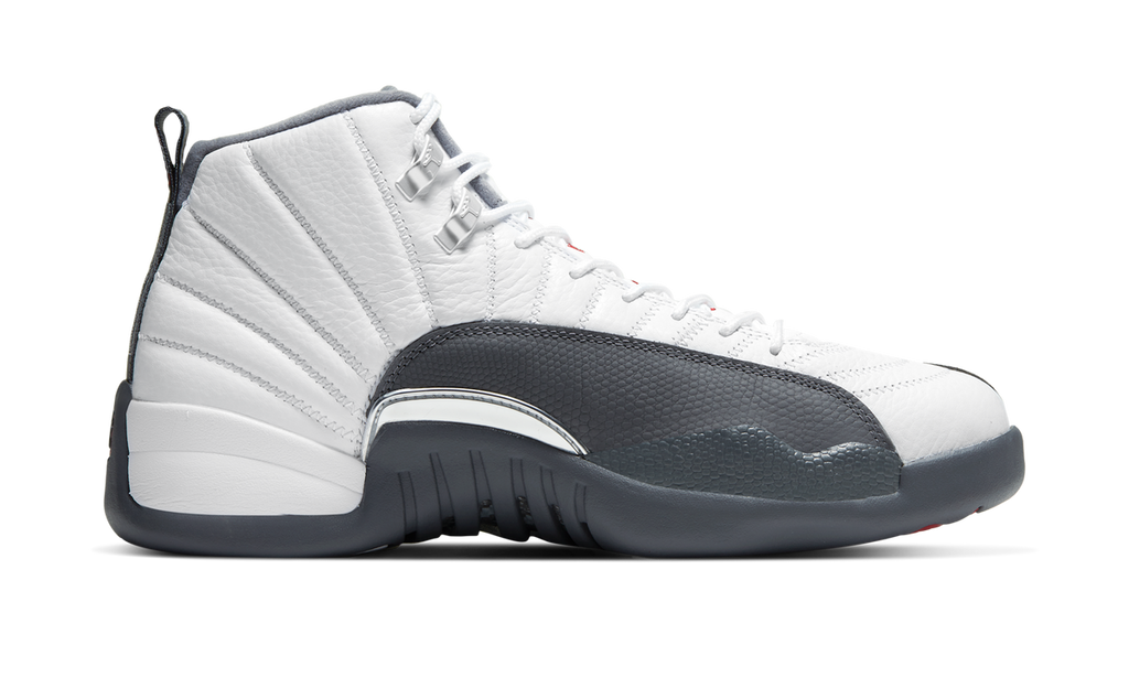 Air Jordan 12 Retro White Dark Grey 130690-160 — Vista 2