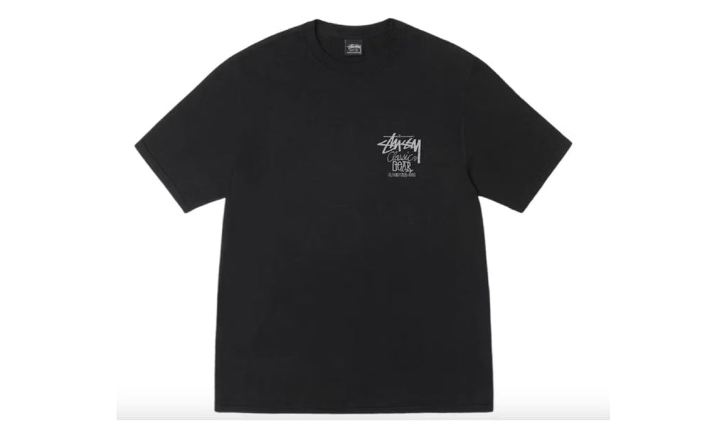 Stussy Classic Gear Pigment Dyed Tee Black