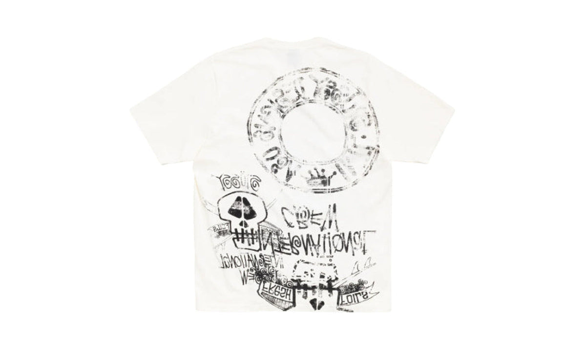 Stussy Skulls Pigment Dyed Tee Natural